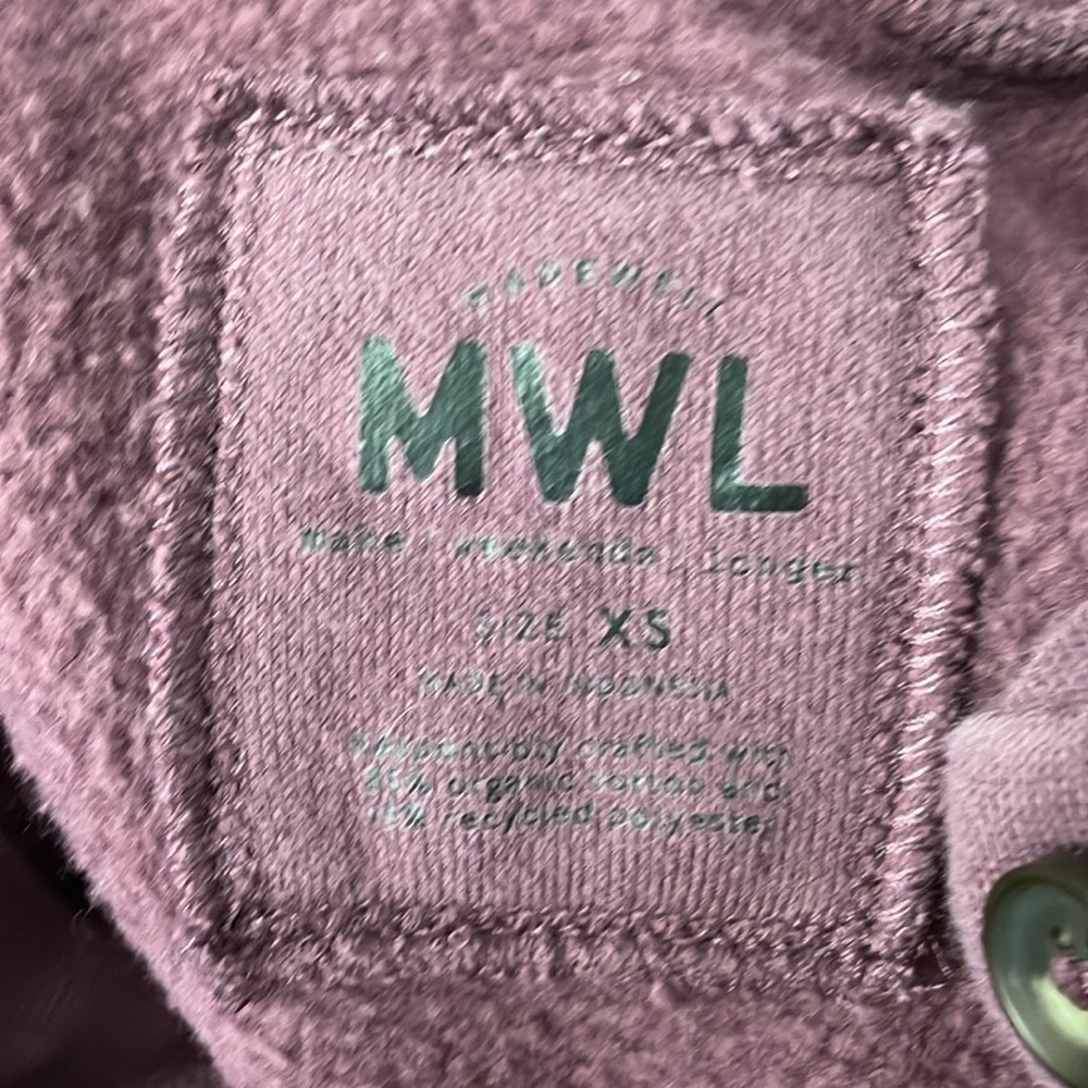 Madewell Burgundy Sweatshirt - Picture 5 of 9